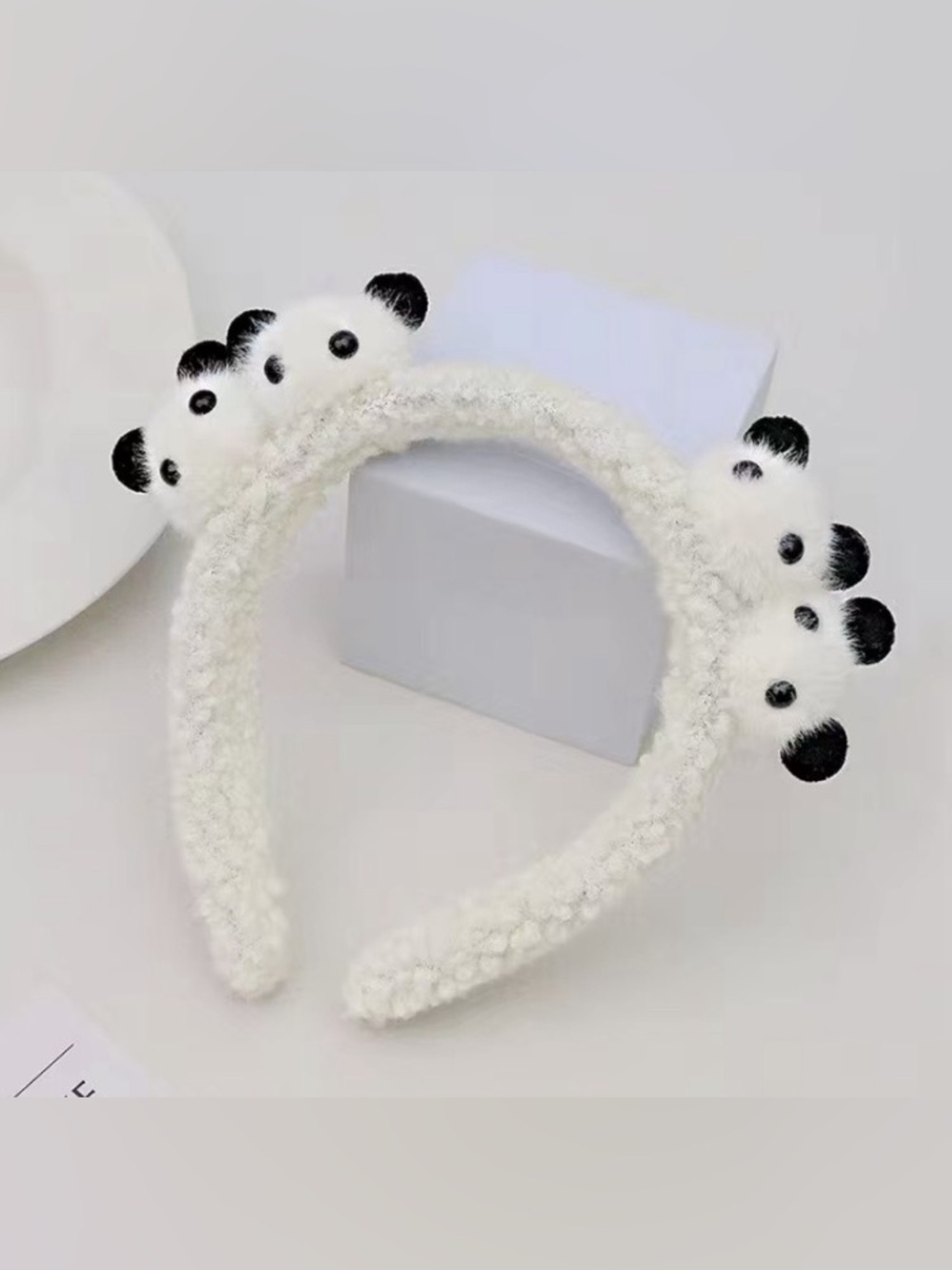 Panda Plush Spa Headband